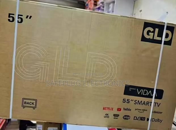 Smart Vidaa Tv - GLD 55" Inch Frameless - In-Built Decoder - main view