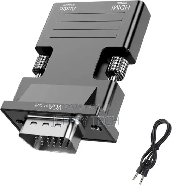 Doobuy Hdmi Cable 1 M Hdmi to Vga Adapter Converter, Audio