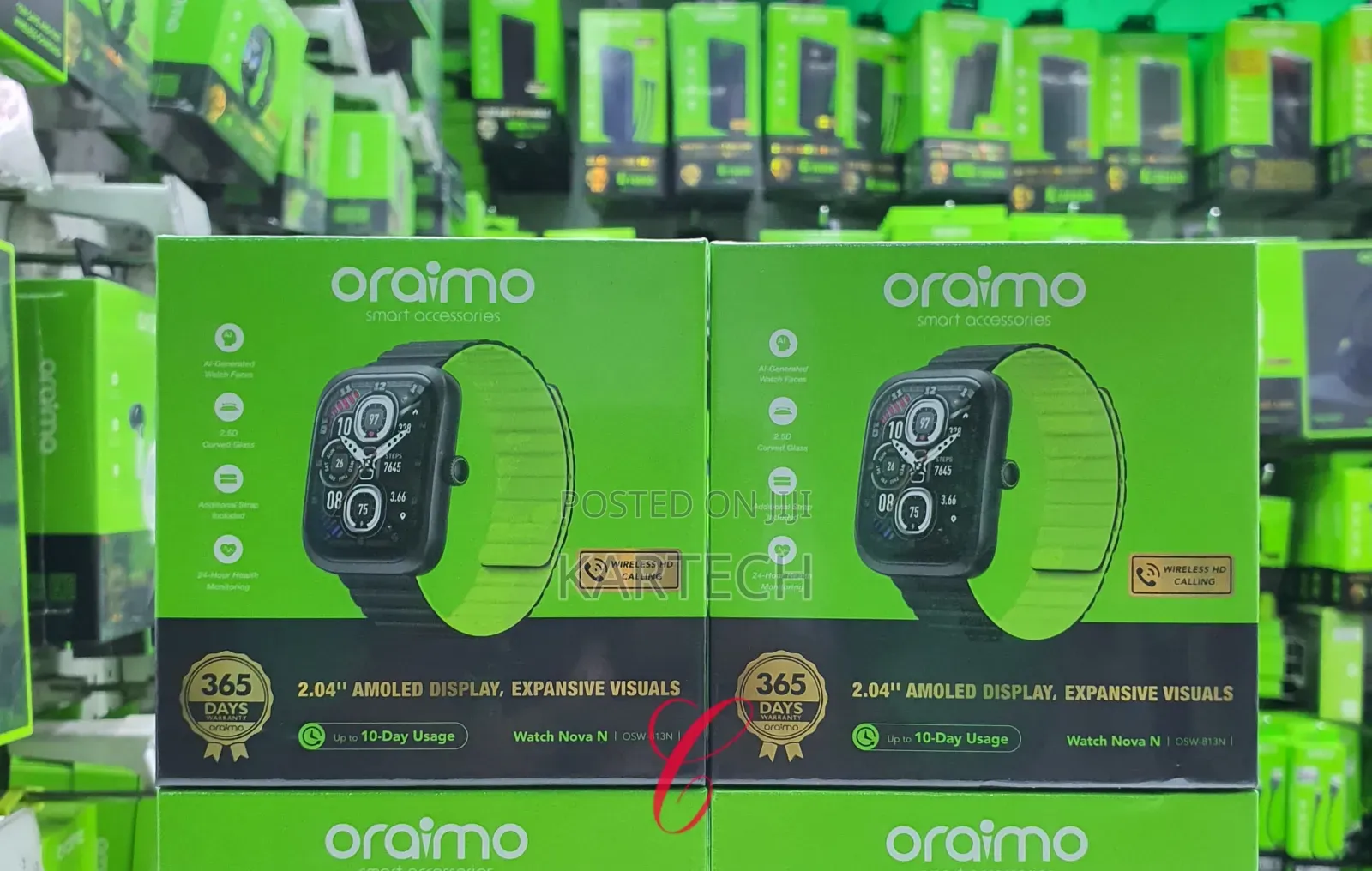 Oraimo Watch Nova N Osw-813n 2.04" Amoled Smart Watch
