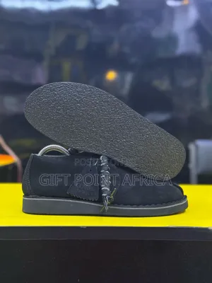 New Clarks Desert Trek Black Suede Leather Bank Robber