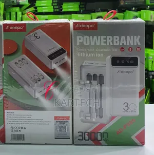 Aldeepo Ad-pd999 30,000mah Power Banks With 3 Cables