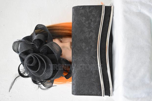 Elegant Black Fascinator - thumbnail 3