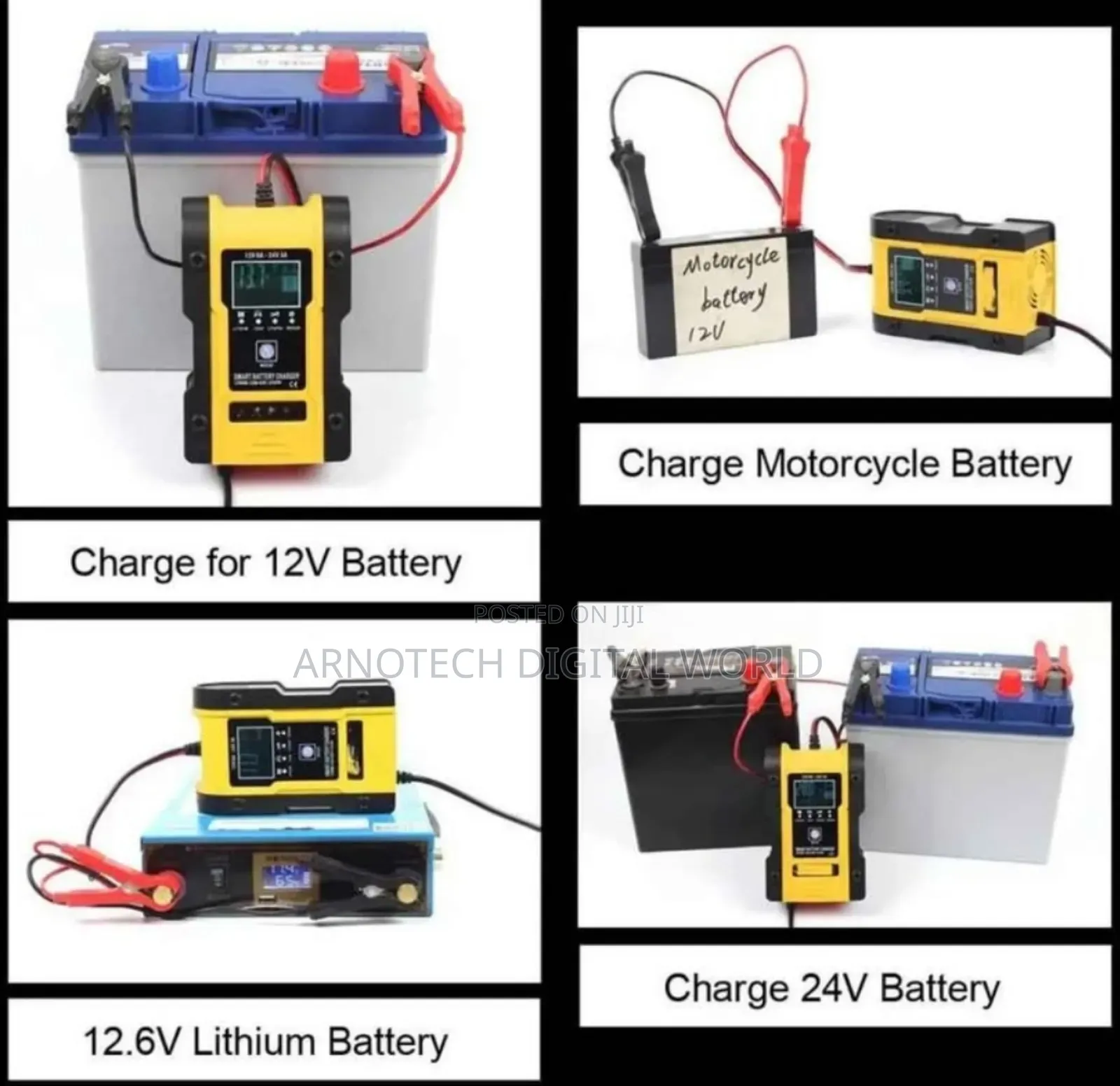 Universal 12v/24v All Batteries Charger