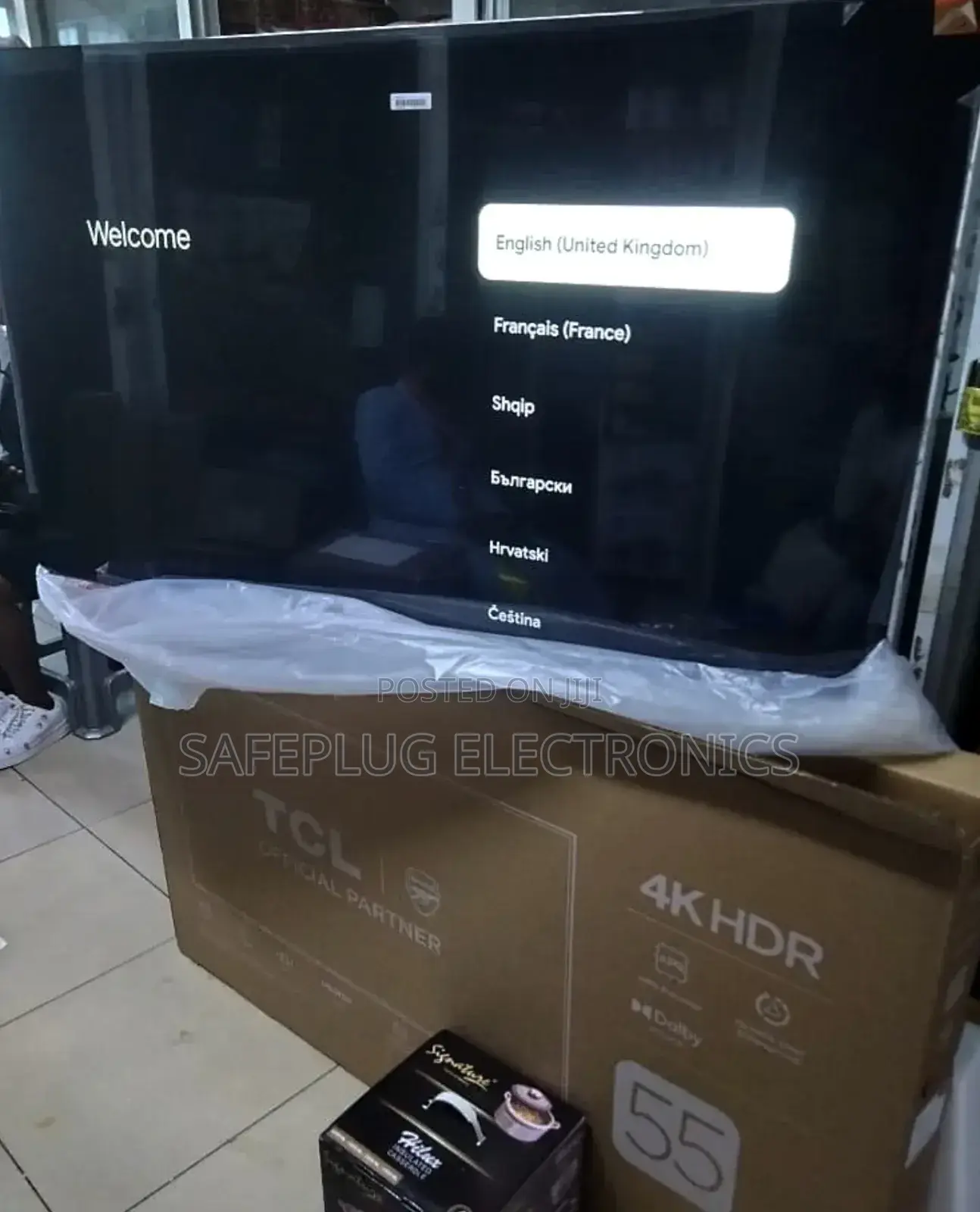 TCL 55 Inch Google Smart Tv - 55v6c Frameless New Model