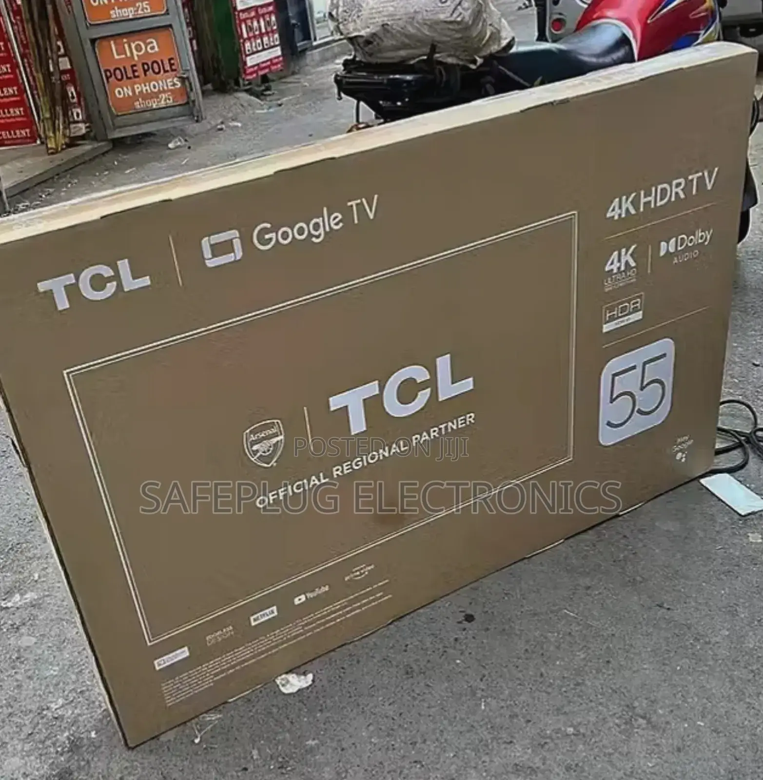 TCL 55 Inch Google Smart Tv - 55v6c Frameless New Model