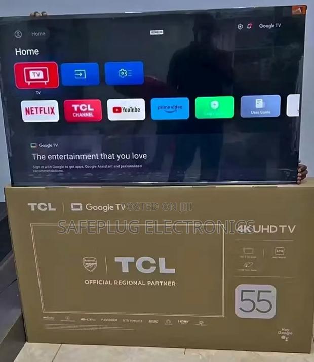 TCL 55p755 55 Inch Smart Uhd / HDR Google Tv Frameless - main view