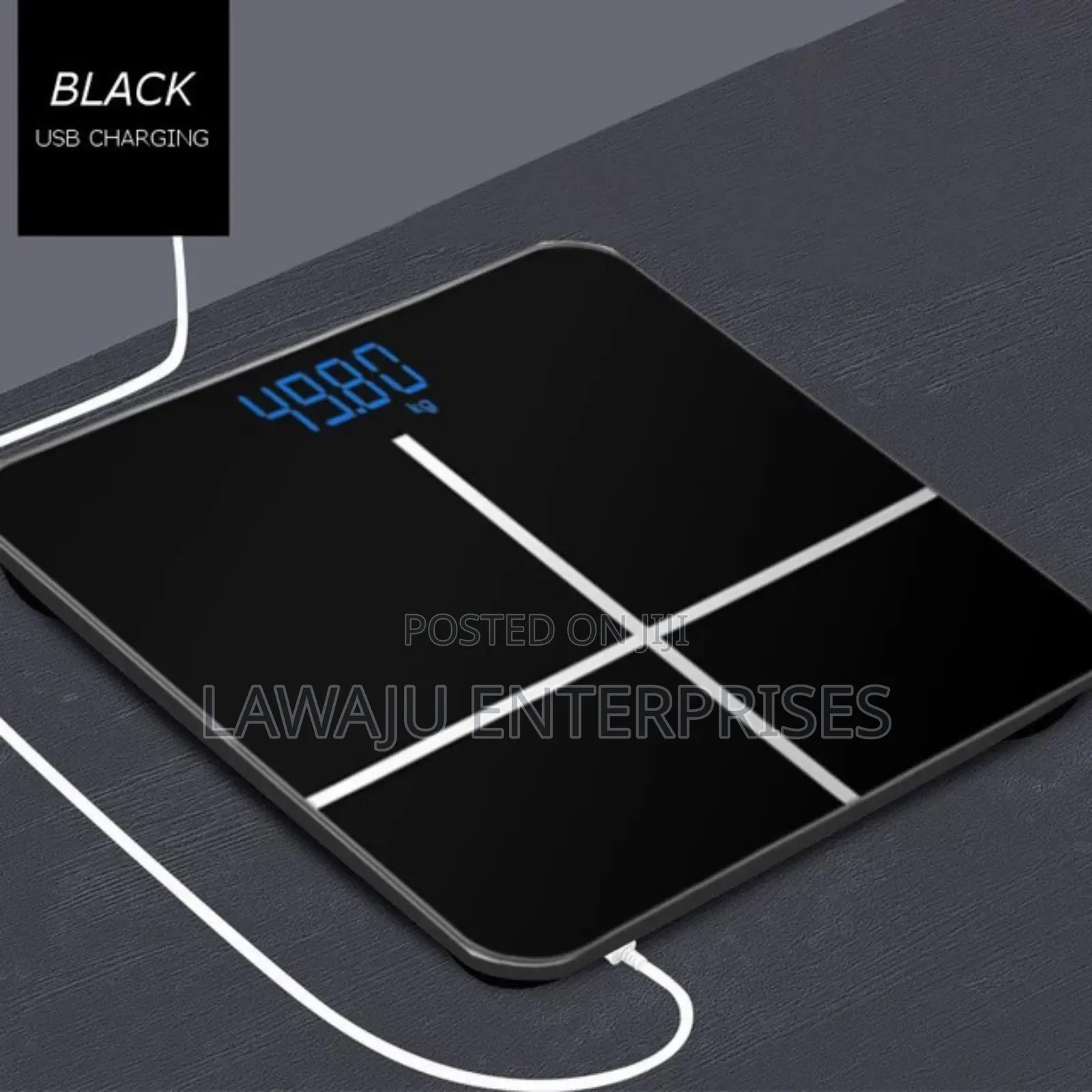 Black Smart Digital Electronic Body Scale