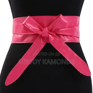 Pink/Black/Gold Obi Belt