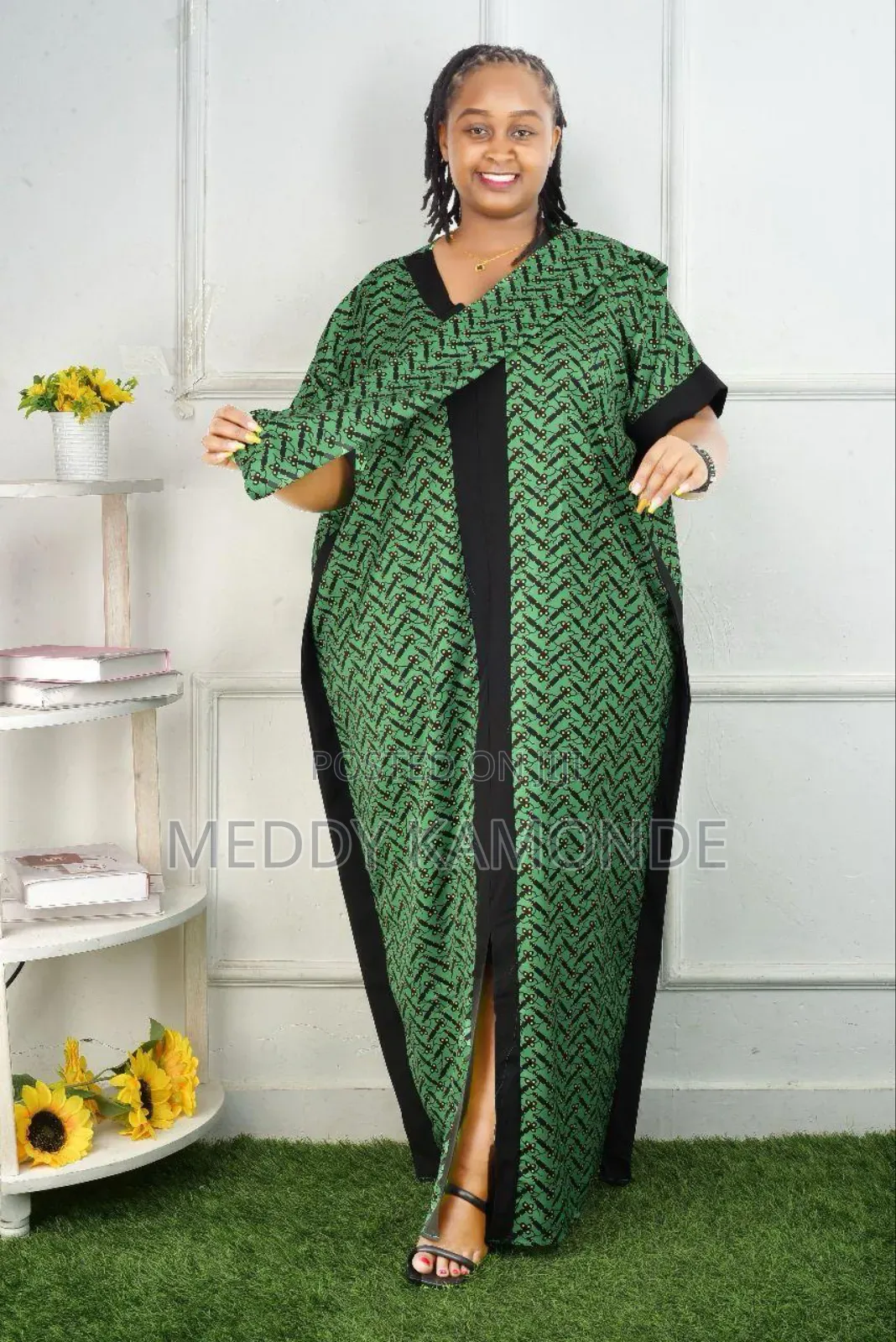 Blue/Maroon/Green Church/Ruracio Dress