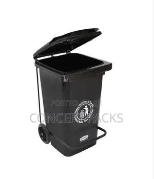 Heavy Duty Pedal 100 Lit Trash Bin