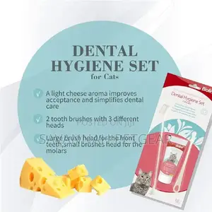 Bioline Dental Hygiene Set for Cats Toothpaste Toothbrushes