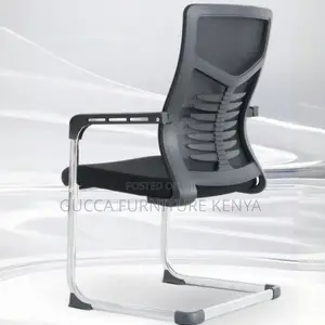 Office Chairs: Study Mesh Chair With Back Lumbar Support