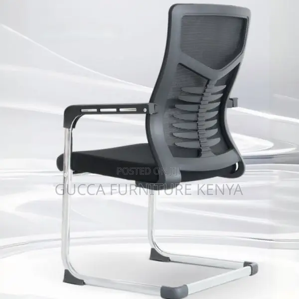 Office Chairs: Study Mesh Chair With Back Lumbar Support