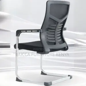 Office Chairs: Study Mesh Chair With Back Lumbar Support
