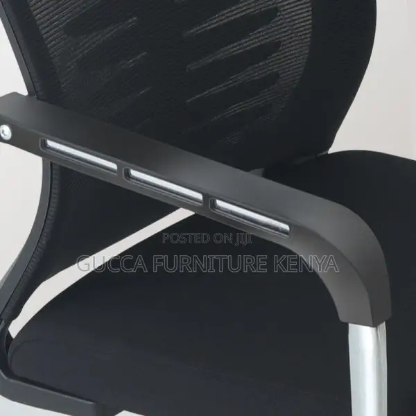 Office Chairs: Study Mesh Chair With Back Lumbar Support