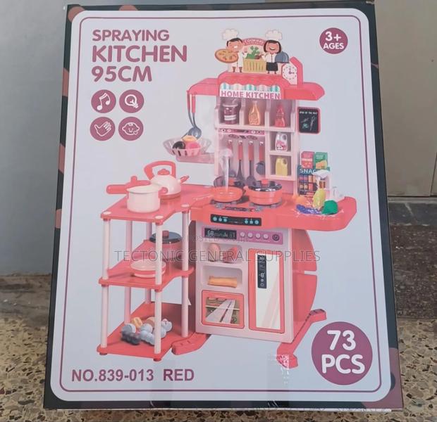 *Spray Kitchen Set* Kids Pretend Kitchen Set - thumbnail 3