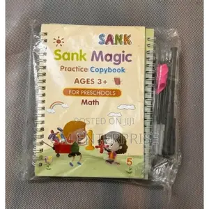 Sank Magic Copy Books Set of 4 and 10 Refilling Pens