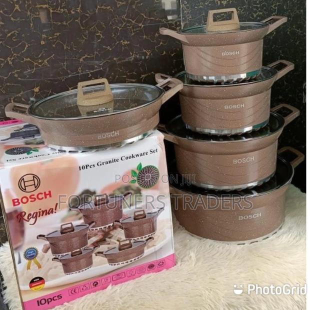 Non-Stick Cookware 10pcs Bosch Brown - main view