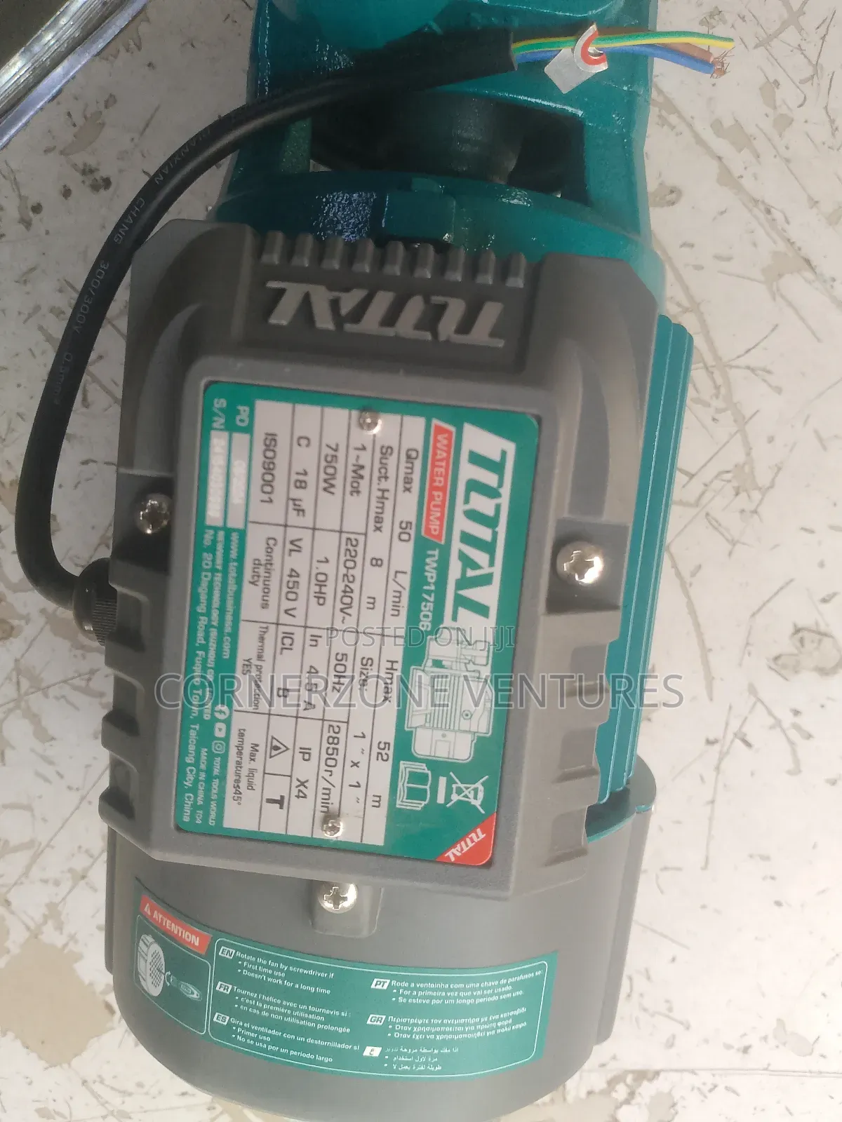 Total Peripheral Pump,1hp 750w