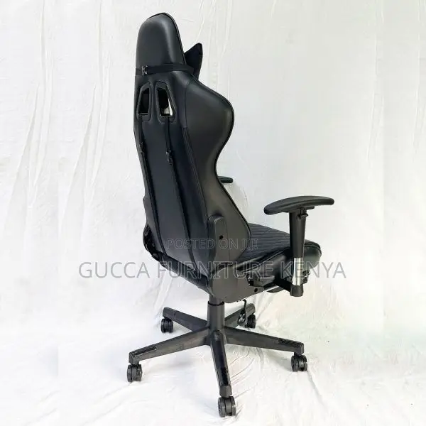 Office Chairs: Black Gaming Chair for Office Home Leather