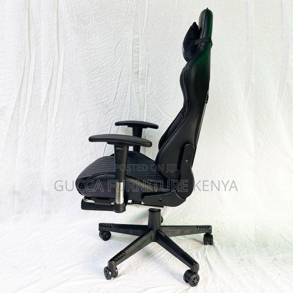 Office Chairs: Black Gaming Chair for Office Home Leather - thumbnail 2