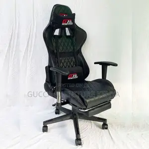 Office Chairs: Black Gaming Chair for Office Home Leather