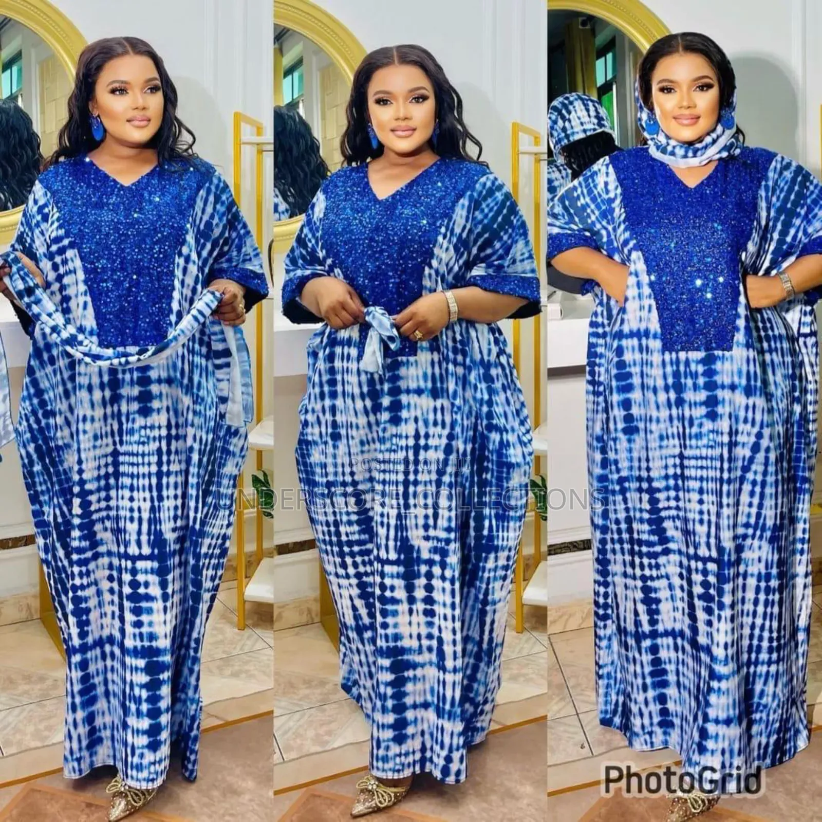 Tie Dye Print Free Size Dresses for Women
