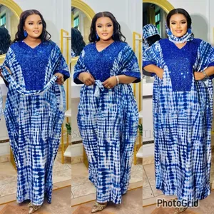 Tie Dye Print Free Size Dresses for Women