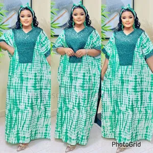 Tie Dye Print Free Size Dresses for Women