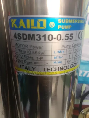 Kailo Submersible Pump 1hp