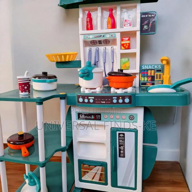 95cm Kids Spraying Kitchen Playset - 73pcs - main view