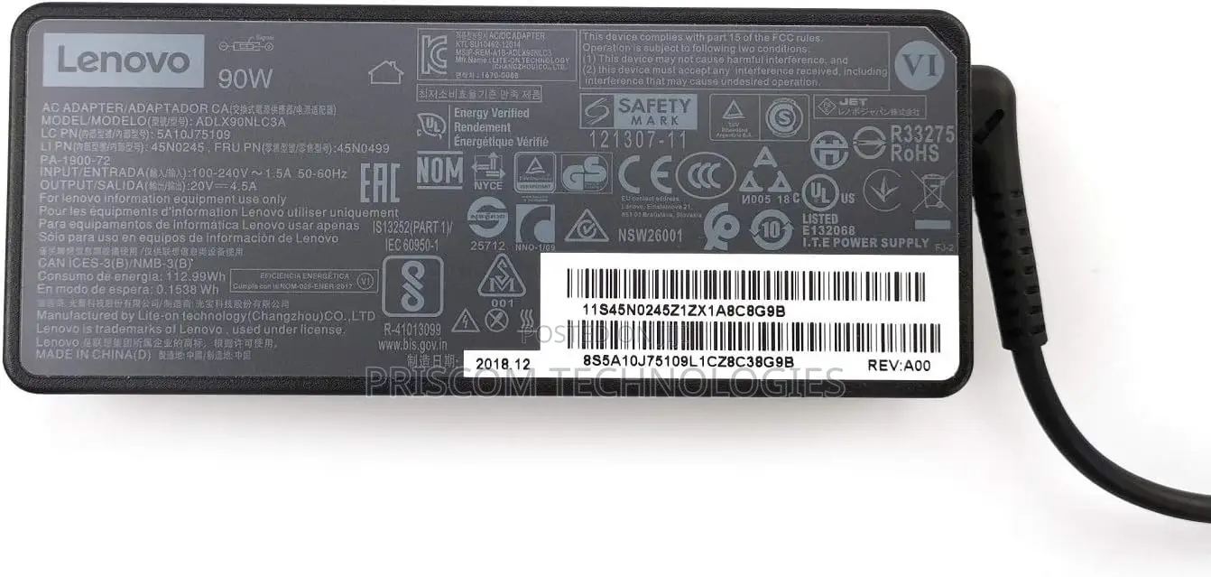 20v 4.5a 90w Laptop Usb Ac Adapter for Lenovo X1 Carbon