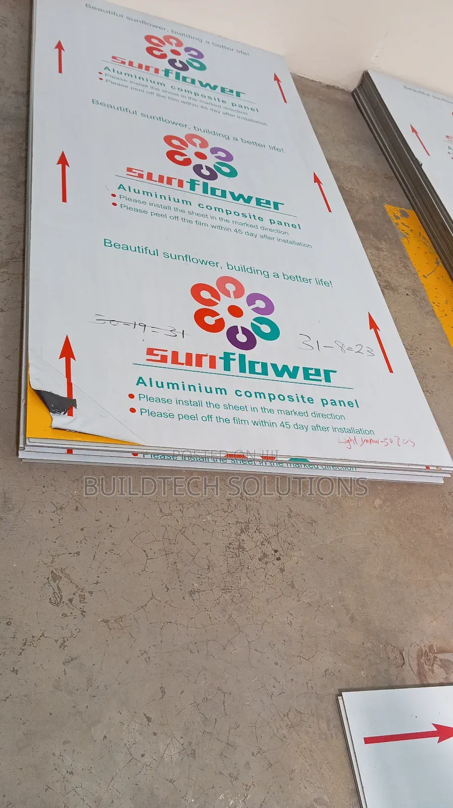 Aluco Sheets in Different Colours