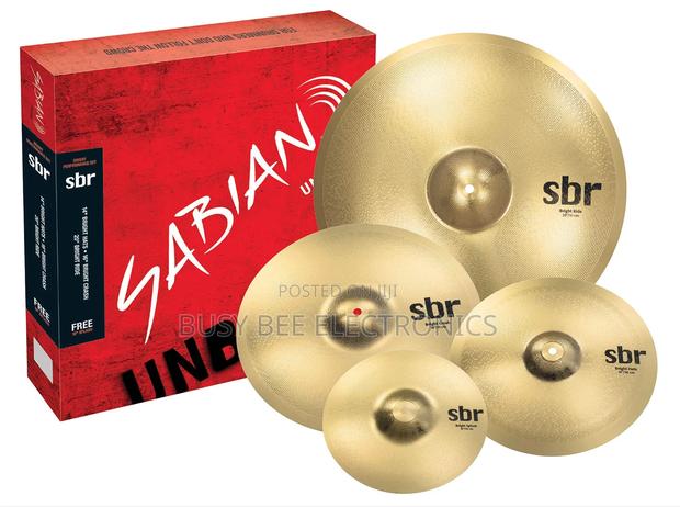 Sabian SBR Performance Cymbal Set –14′′ Hh, 16′′ Crash/Ride.