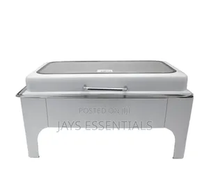 9 Litres White Hydraulic Chaffing Dish
