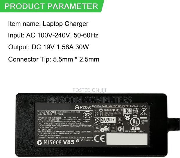30w 19v 1.58a Ac Adapter for Hp Compaq Mini 110-1000 Series - thumbnail 2