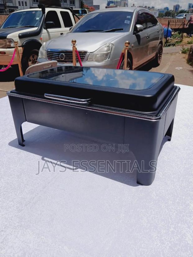 9 Litres Black Hydraulic Chaffing Dish - thumbnail 2
