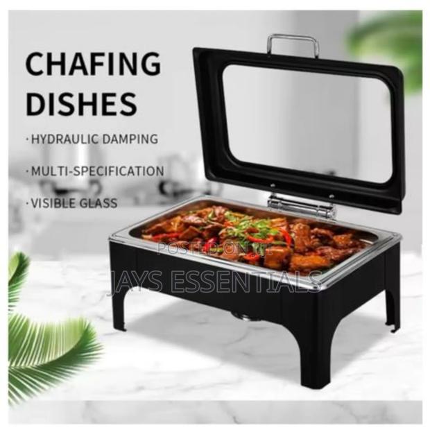 9 Litres Black Hydraulic Chaffing Dish - thumbnail 6