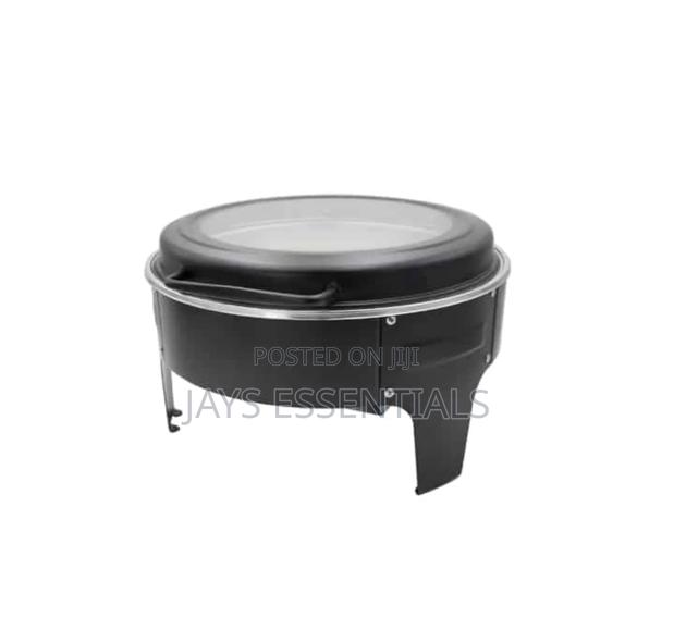 6 Litres Round Black Hydraulic Chaffing Dish - thumbnail 3