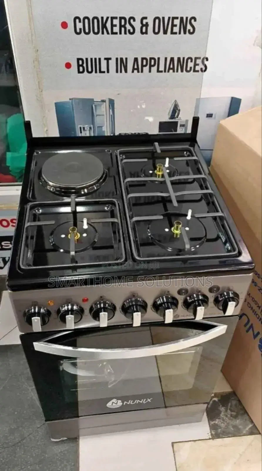 Nunix 3gas+1 Electric 50*55cm Standing Cooker