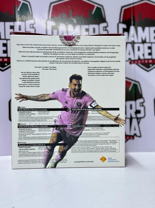 Sony Ps4 Wireless Dualshock Controller Messi Limited Edition - thumbnail 3