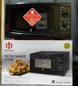 Hanmacmanual Black Microwave (3 Years Warranty