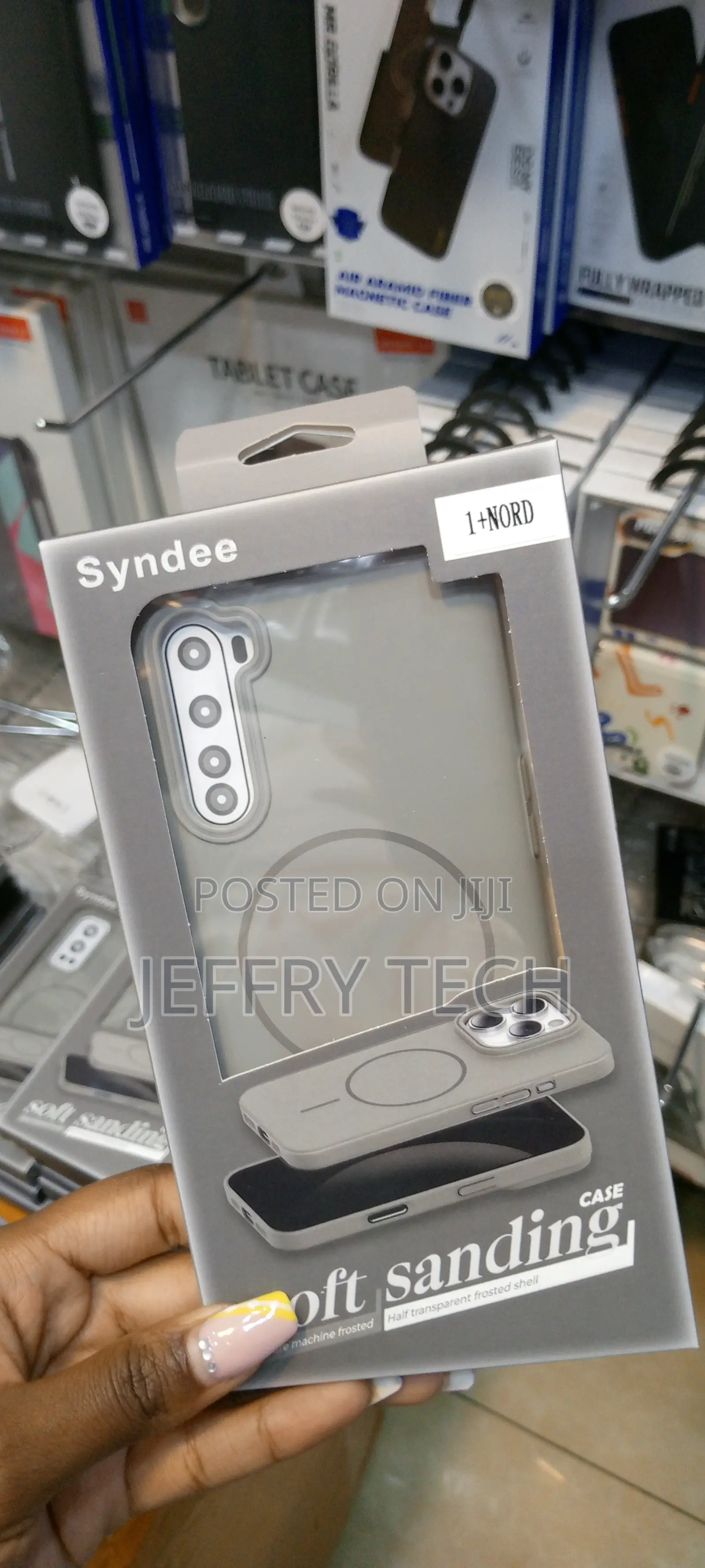 Oneplus Nord Syndee Slim Soft Sanding Magsafe Case-Dray