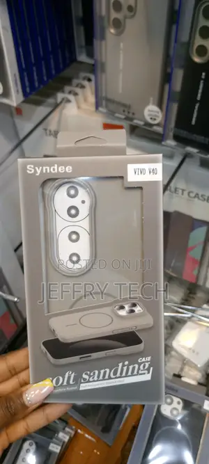 Vivo V40 Syndee Slim Magsafe Soft Sanding Gray Case