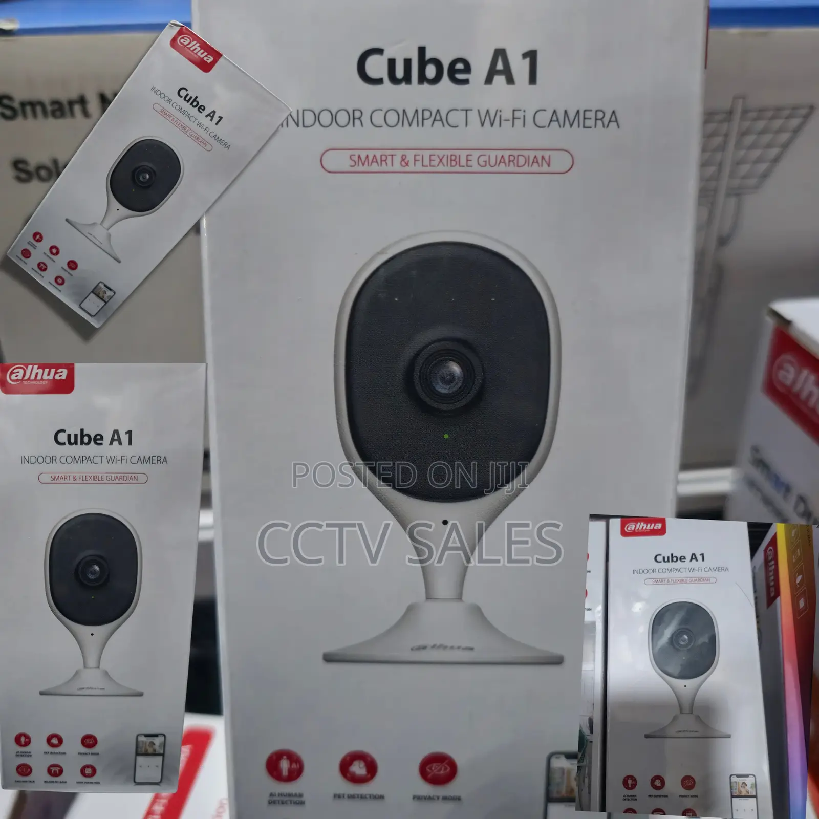 Wall Mounted Mini Wi-Fi Nanny Camera Dahua Cube A1 3mp