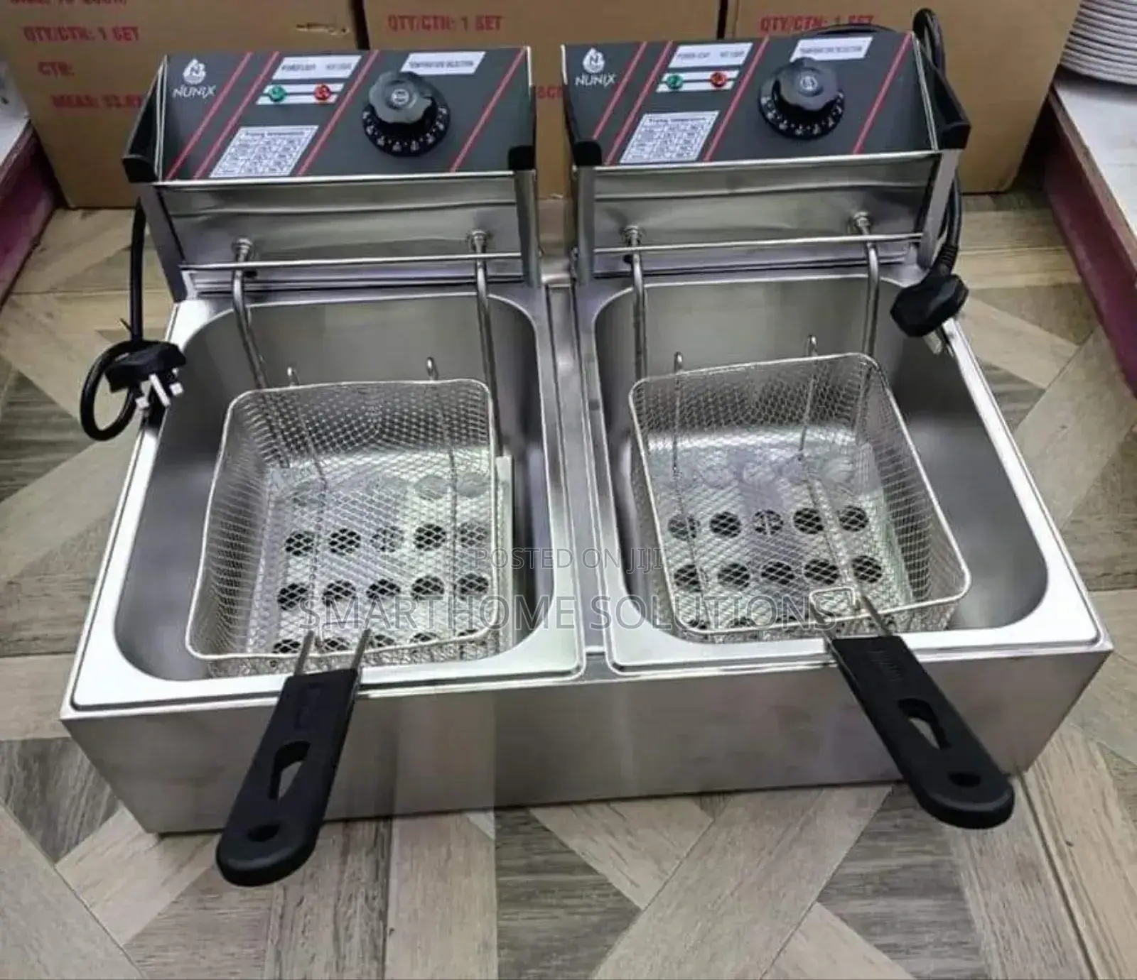 Nunix Double 12l Instant Heating Deep Fryer