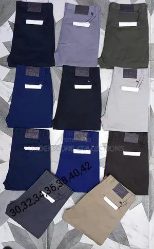 Heavy Material Men's Khaki Trousers