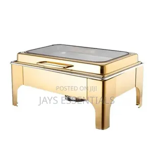 9 Litres Gold Hydraulic Chaffing Dish