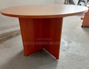Boardroom Tables: Office Wooden Meeting Room Round Table