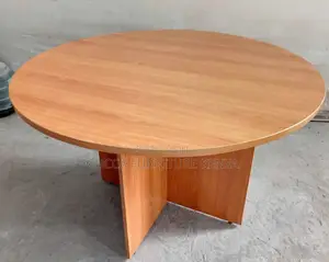 Boardroom Tables: Office Wooden Meeting Room Round Table